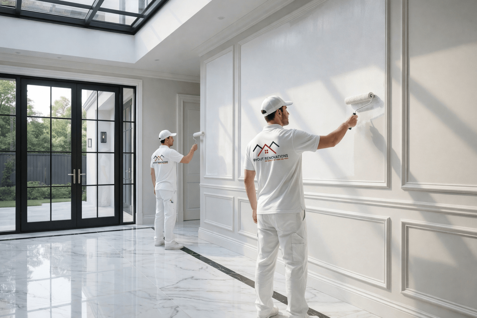 Byout Renovations team working on a Niagara home renovation
